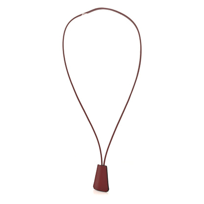 Hermes Swift Clochette Long Necklace Rouge H 3 of 5