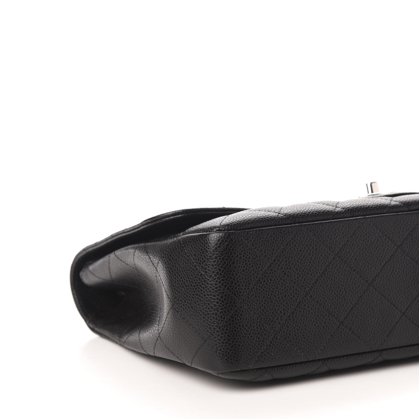 Caviar Quilted Jumbo Single Flap Black