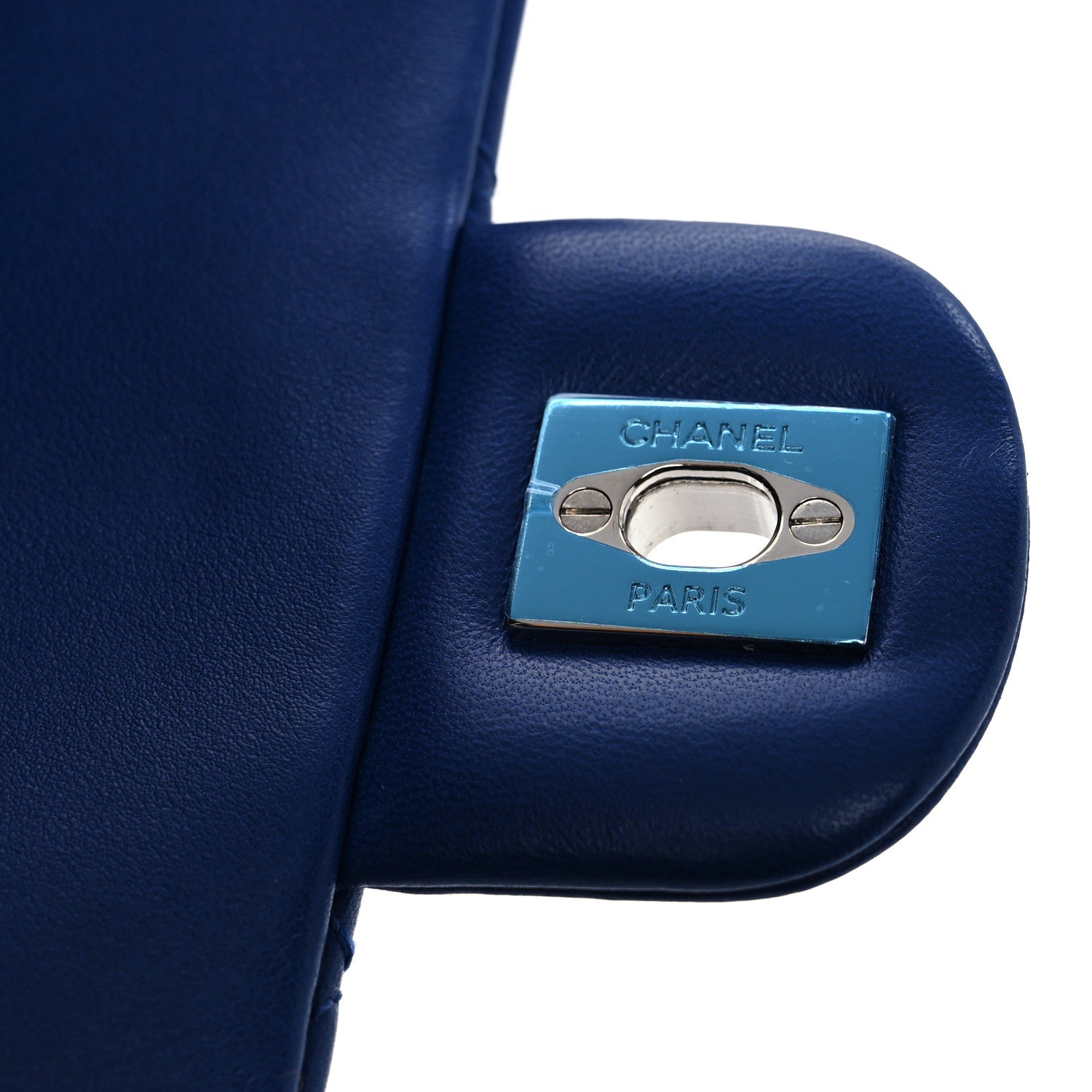 Chanel Lambskin Quilted Large Urban Spirit Backpack Blue 10 of 10
