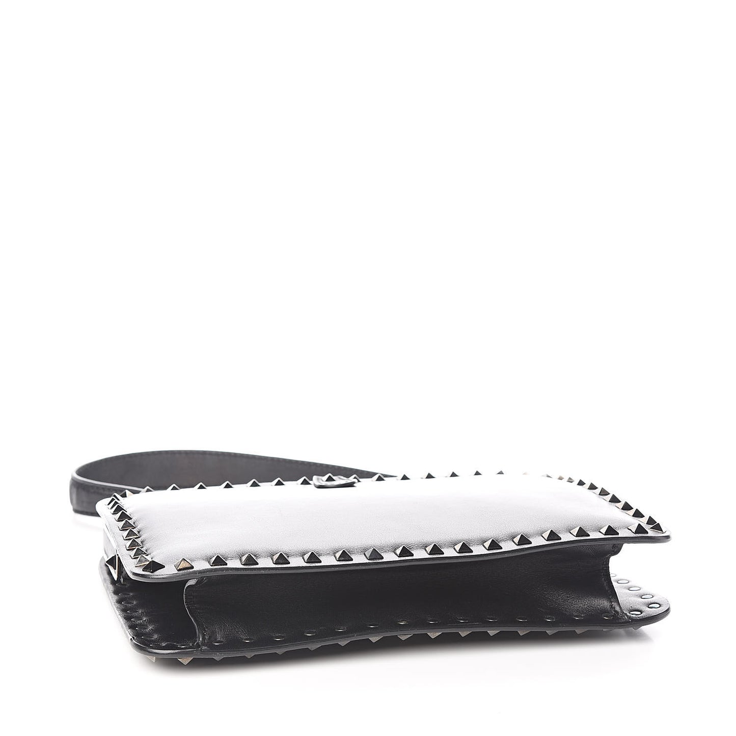 Vitello Rockstud Frame Bag Black