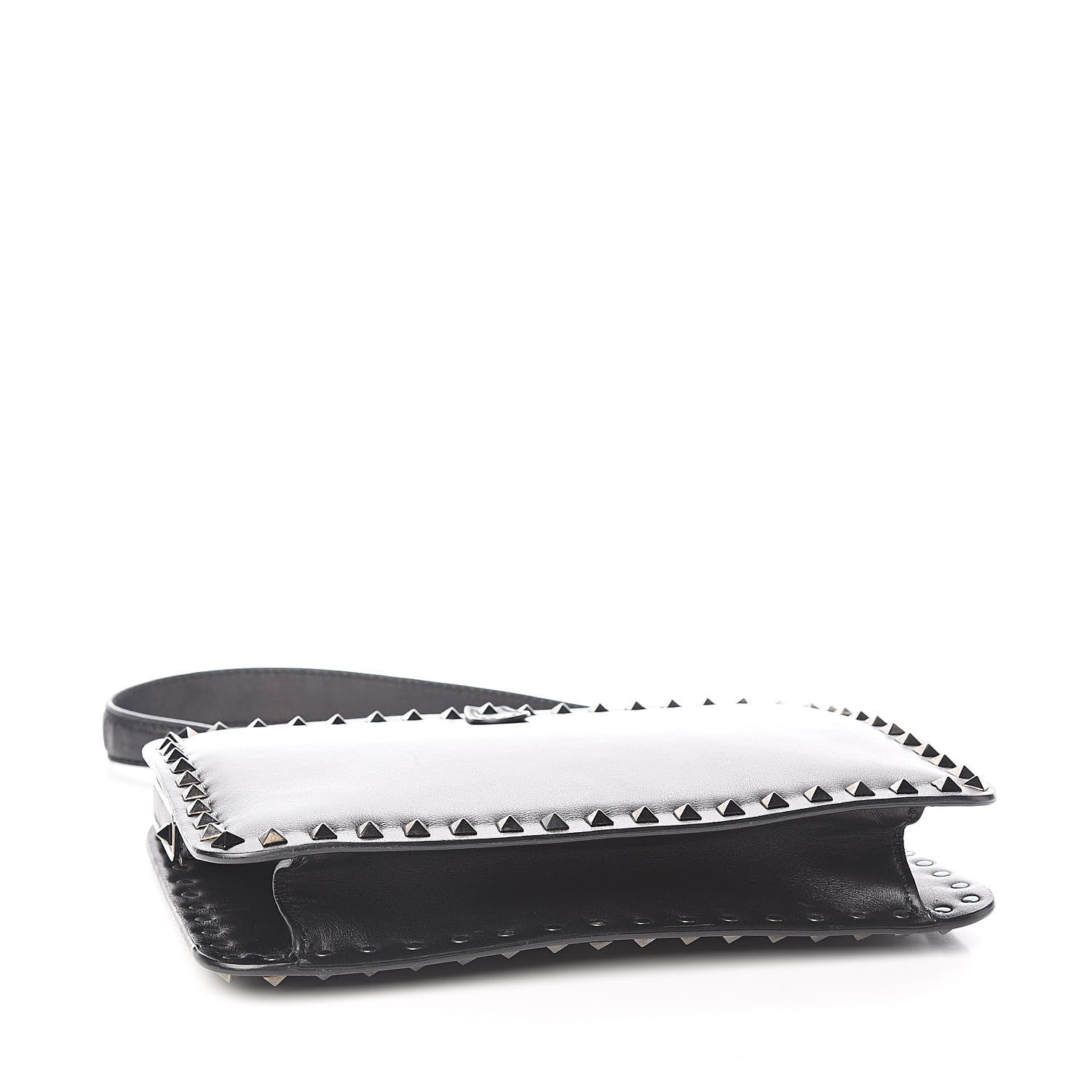 Valentino Garavani Vitello Rockstud Frame Bag Black 4 of 10