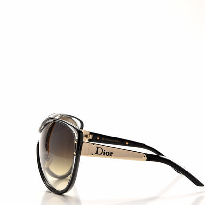 Christian Dior Striking Oversized Sunglasses Black 3 of 9