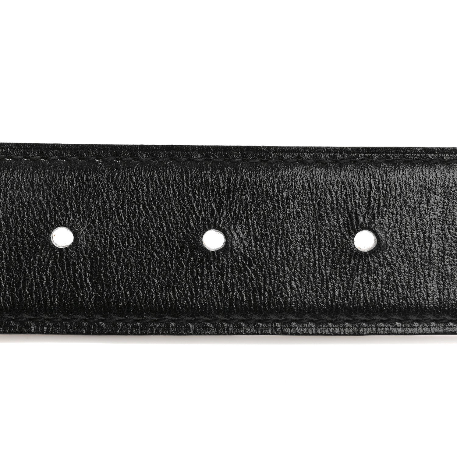 Hermes Box Togo 32mm Martelee Constance Belt 80 32 Black Gold 3 of 6