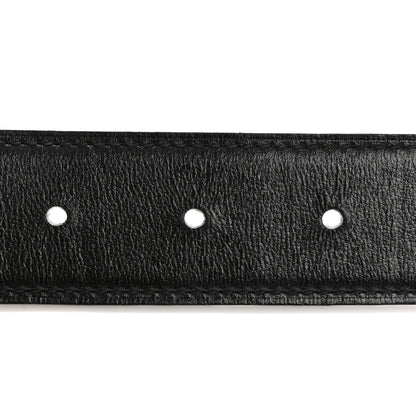 Hermes Box Togo 32mm Martelee Constance Belt 80 32 Black Gold 3 of 6