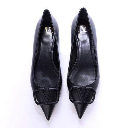 Valentino Garavani Nappa Vlogo Flats 38.5 Black 5 of 11