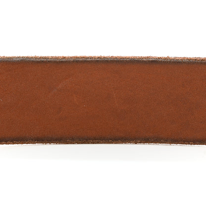 Gucci Calfskin Brass Feline Buckle Belt 80 32 Toscano 8 of 9