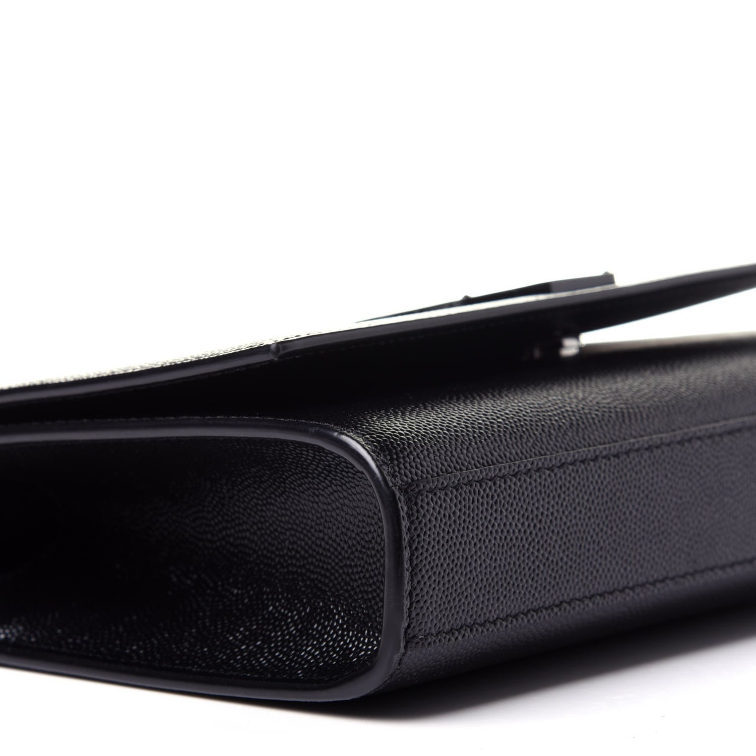 Saint Laurent Grain De Poudre Small Monogram Kate Satchel Black 6 of 11