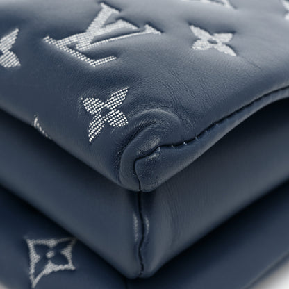 Louis Vuitton Lambskin Embossed Monogram Coussin PM Denim Blue 12 of 12