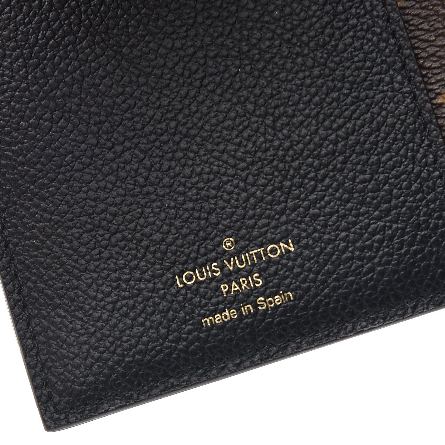 Louis Vuitton Monogram Pallas Compact Wallet Black 5 of 5