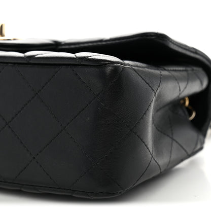 Chanel Lambskin Quilted Mini Rectangular Flap Black 10 of 10