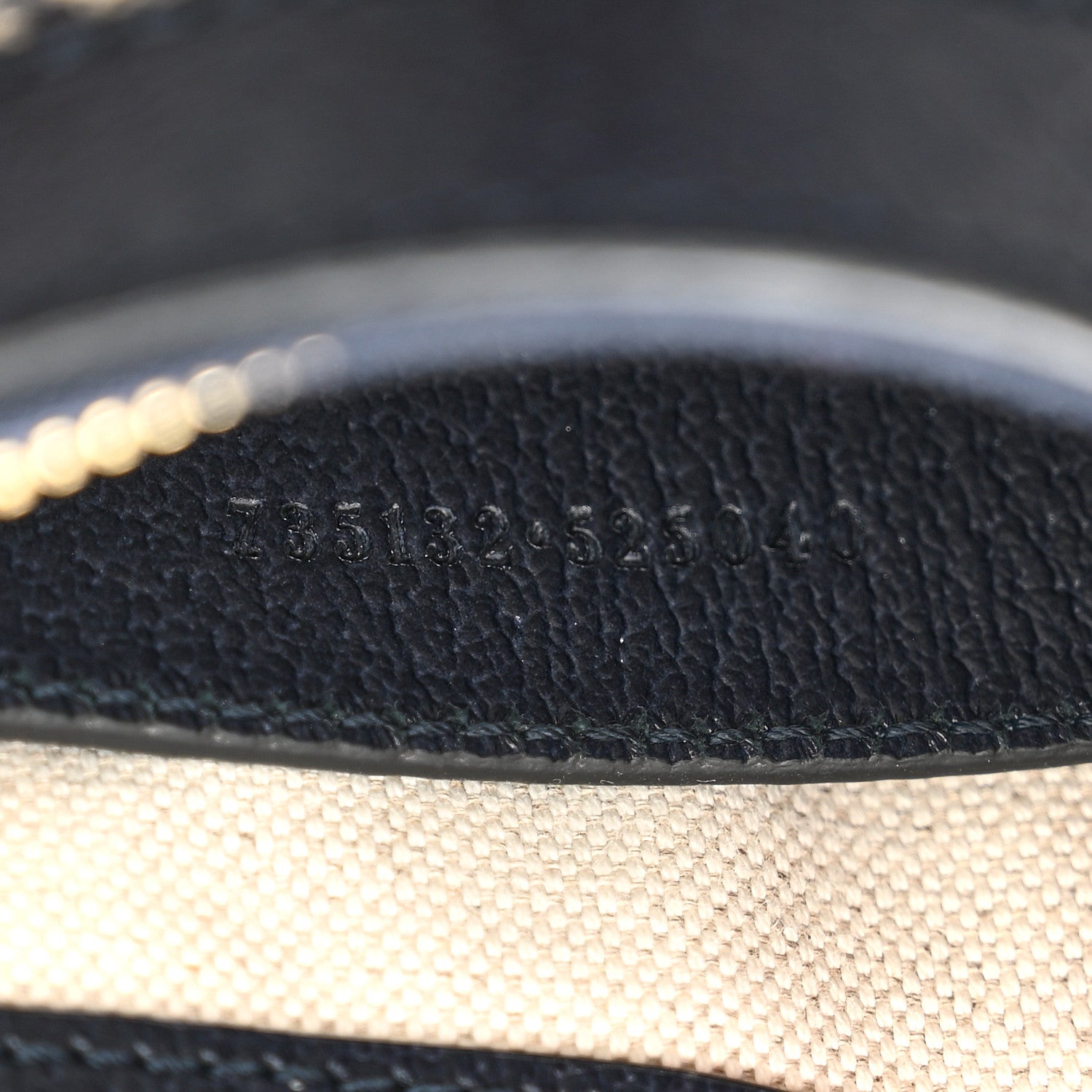 Gucci GG Supreme Monogram Textured Dollar Calfskin Web Small Ophidia GG Handbag Beige Blue 7 of 11