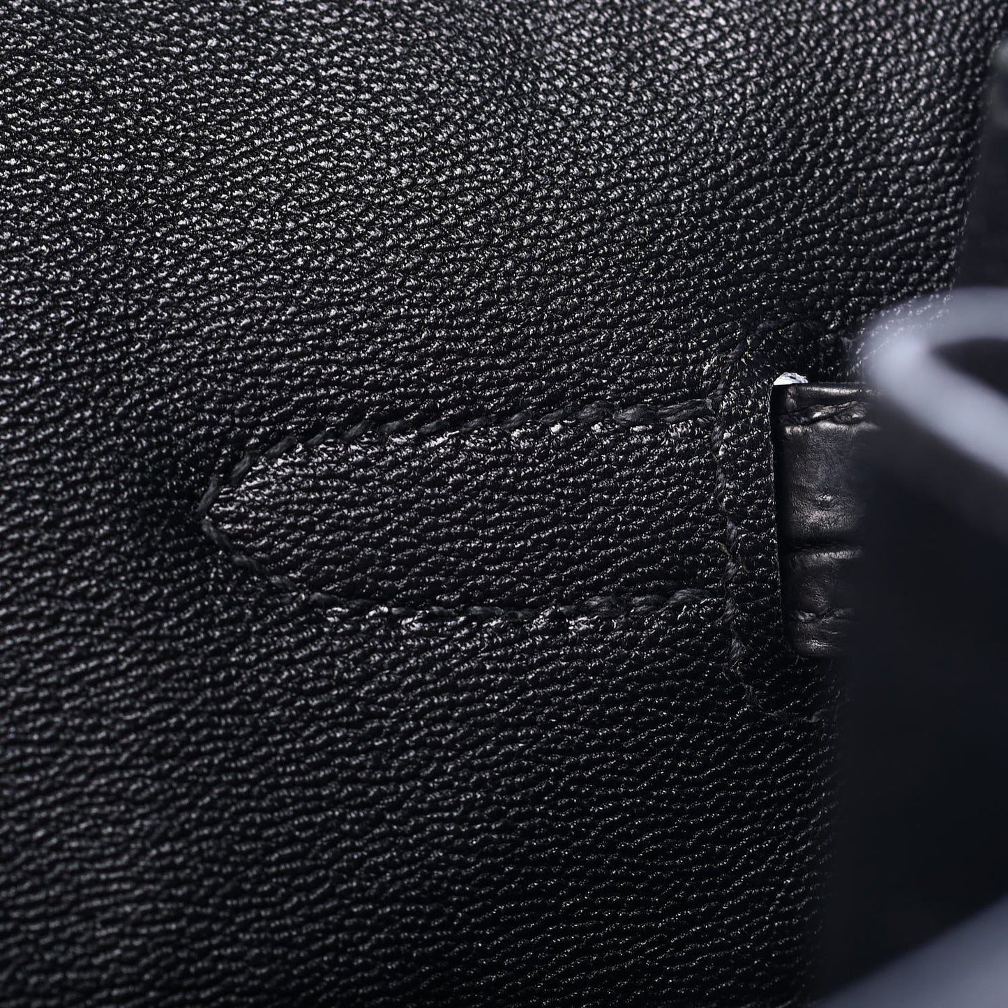 Matte Porosus Crocodile Birkin 35 Black