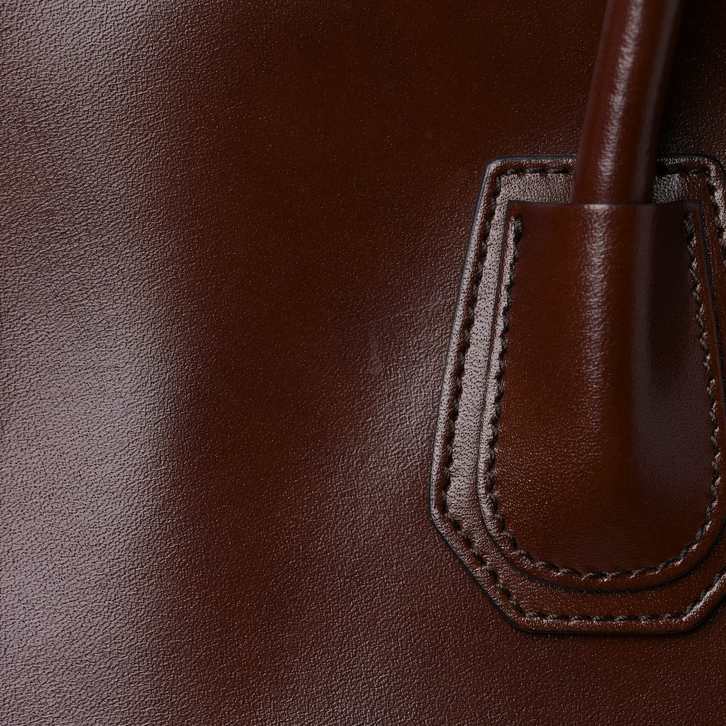 Shiny Lord Calfskin Medium Antigona Brown