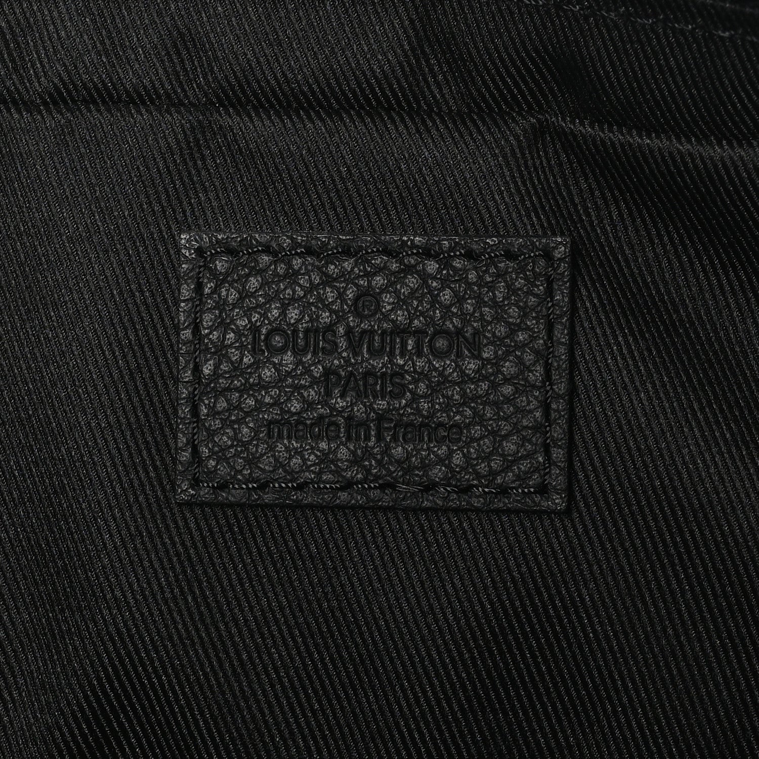 Louis Vuitton Calfskin Monogram Shadow Trio Messenger Black 7 of 10