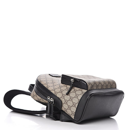 Gucci GG Supreme Monogram Small Eden Day Backpack Black 4 of 11
