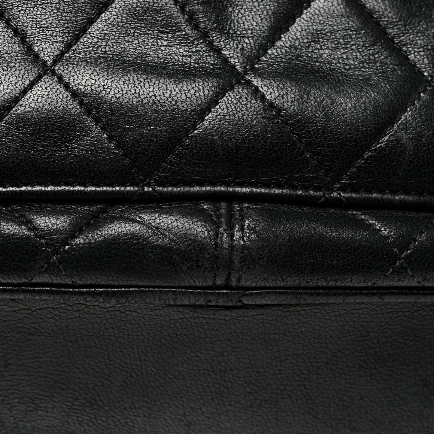 Lambskin Quilted CC Backpack Black