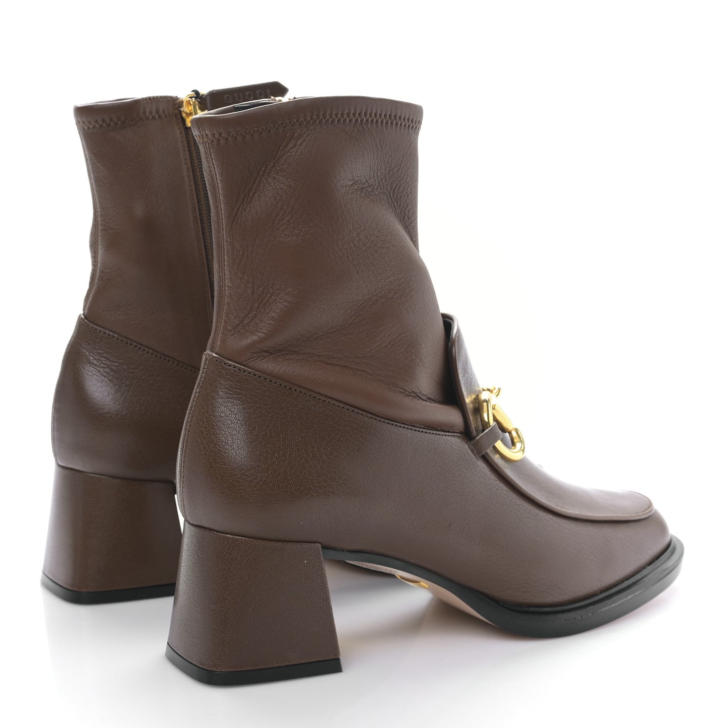 Quentin Nappa Stretch Granada Kid Horsebit 55mm Ankle Boots 39.5 Brown Sugar
