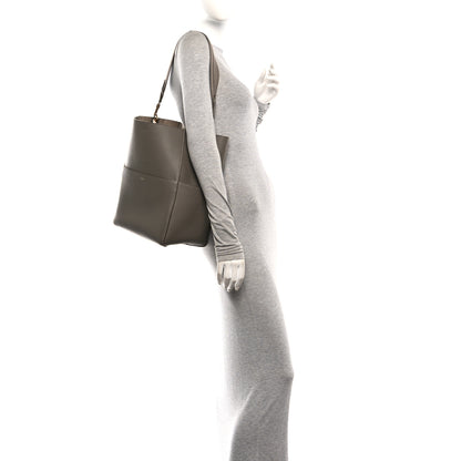 Celine Soft Grained Calfskin Sangle Bucket Bag Taupe 2 of 9