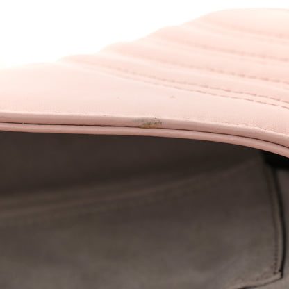 Gucci Calfskin Matelasse Mini GG Marmont Shoulder Bag Perfect Pink 15 of 15
