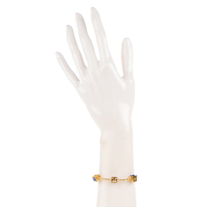 Louis Vuitton Swarovski Gamble Bracelet Azur Gold 2 of 4