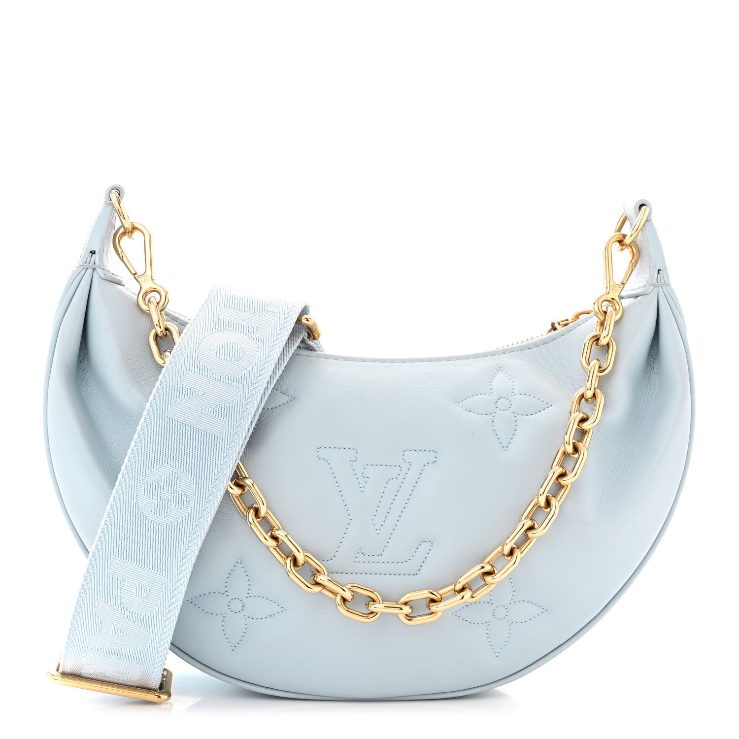 Louis Vuitton Calfskin Bubblegram Over The Moon Ice Blue 1 of 10