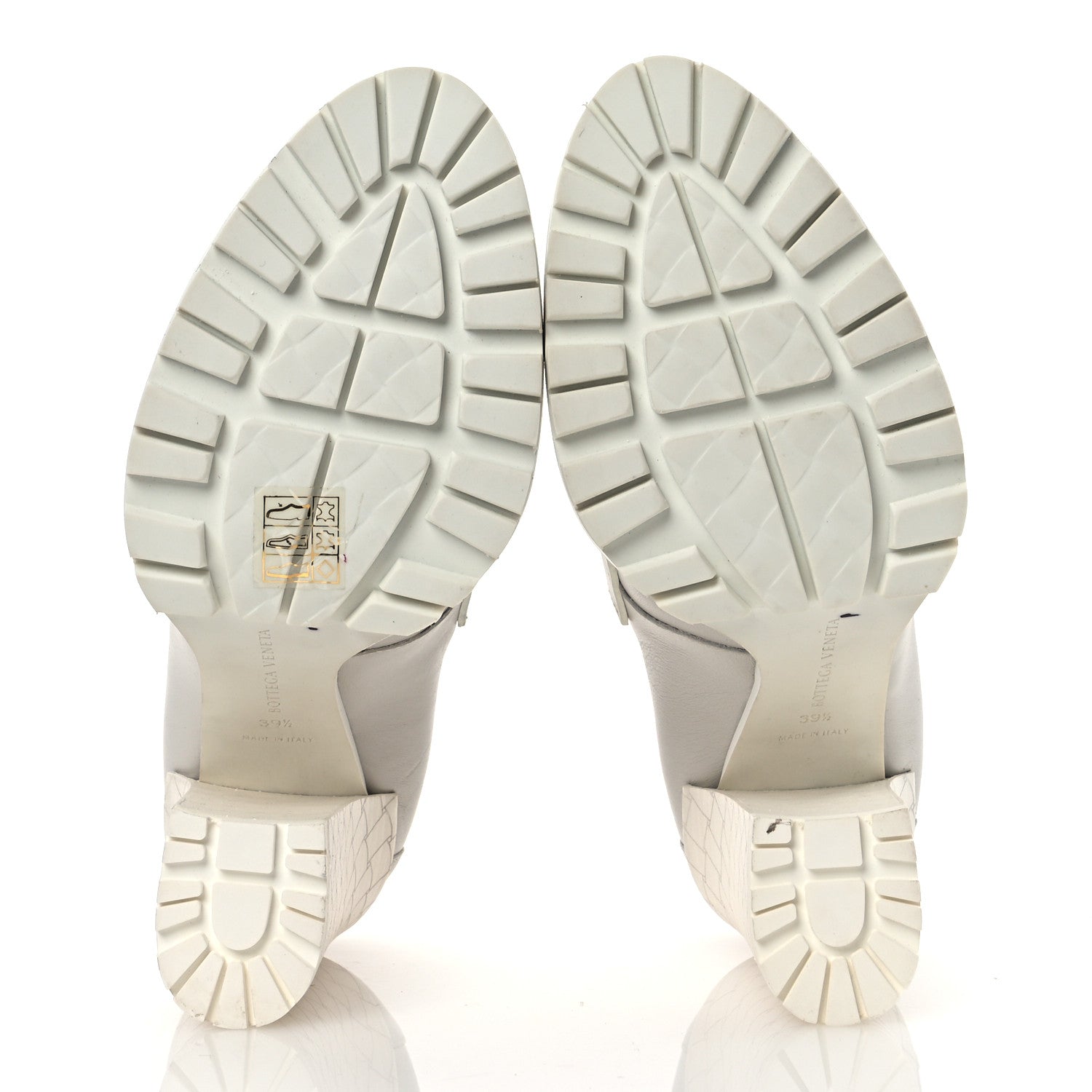 Bottega Veneta Calfskin Loafer Pumps 39.5 Mist Bianco 7 of 10