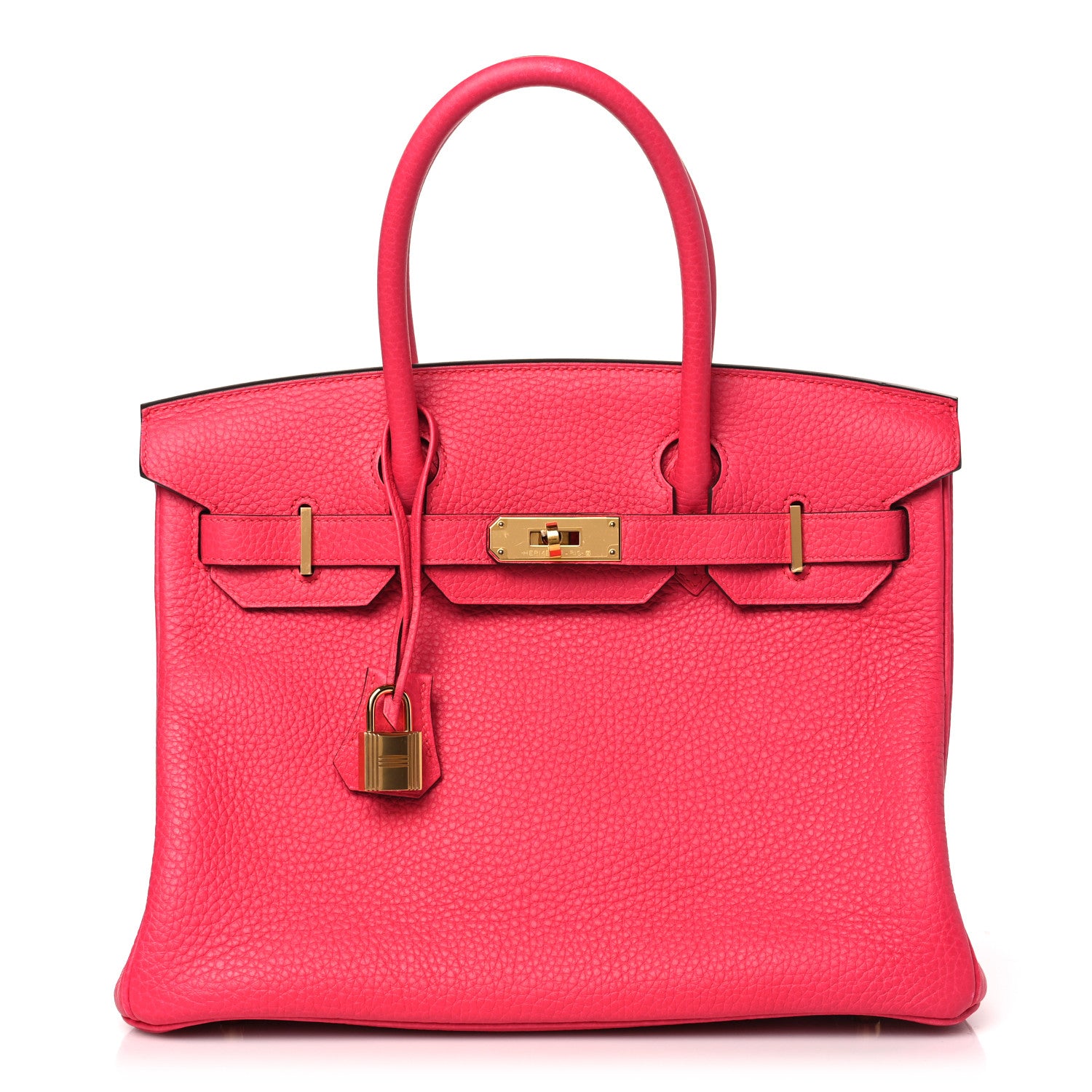 Hermes Taurillon Clemence Birkin 30 Rose Extreme 1 of 12