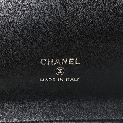Chanel Shiny Crumpled Calfskin Large 31 Pouch Black 6 of 9