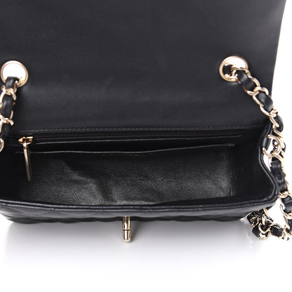 Chanel Lambskin Quilted Mini Rectangular Flap Black 4 of 12