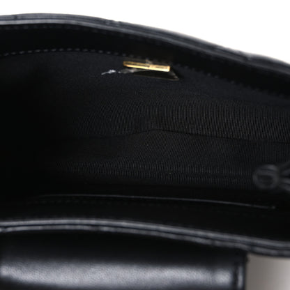 Chanel Lambskin Quilted Small Giant CC Flap Bag Black 5 of 10