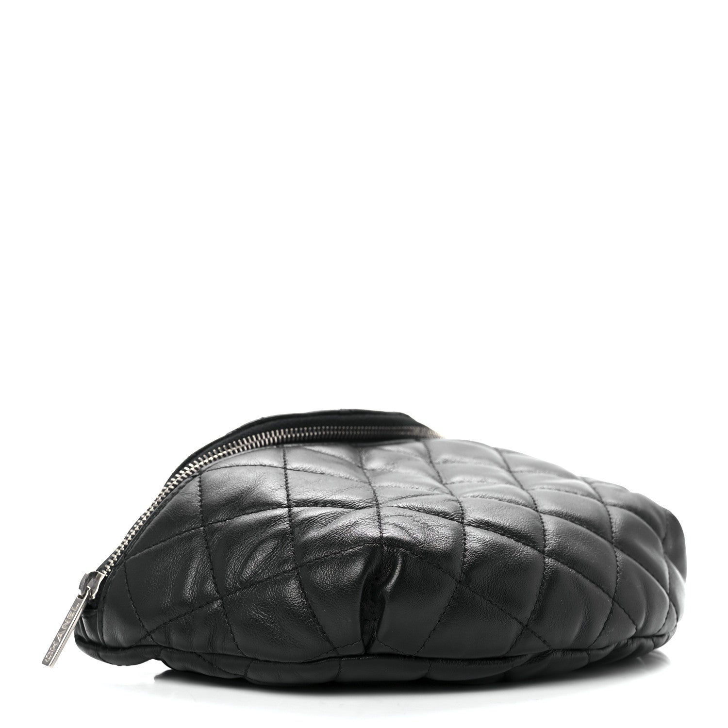Chanel Calfskin Quilted Waist Belt Bag Black 3 of 11