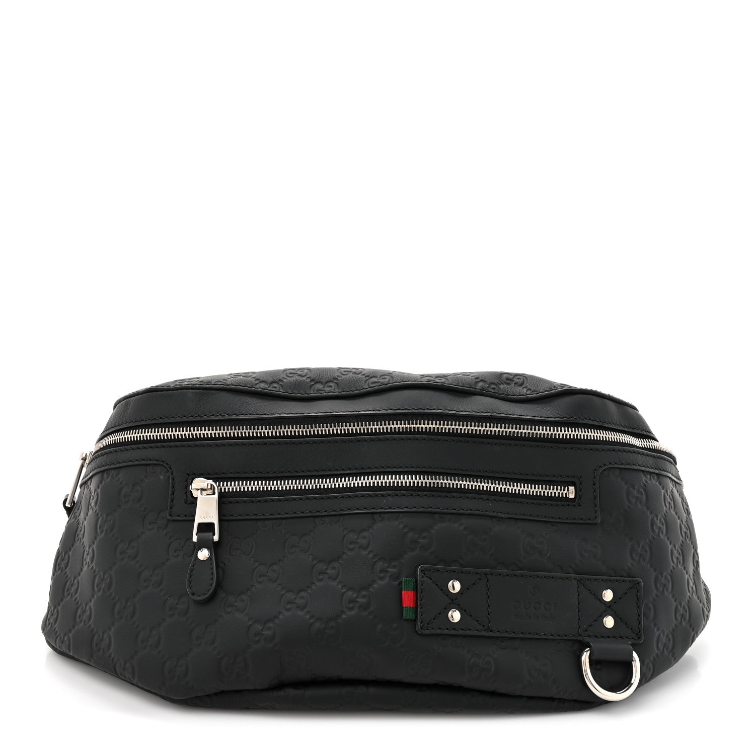 Gucci Guccissima Web Belt Bag Black 1 of 10