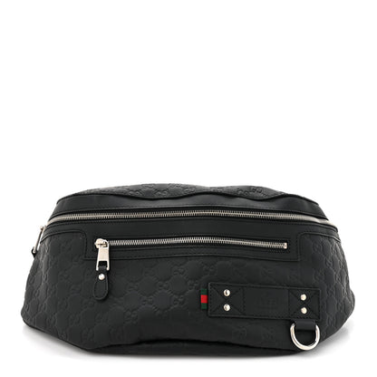 Gucci Guccissima Web Belt Bag Black 1 of 10