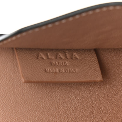 Alaia Calfskin Laser Cut Envelope Clutch Black 6 of 7