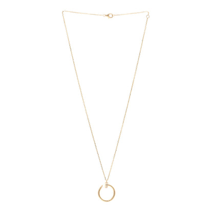 Cartier 18K Yellow Gold Diamond Juste Un Clou Pendant Necklace 3 of 4