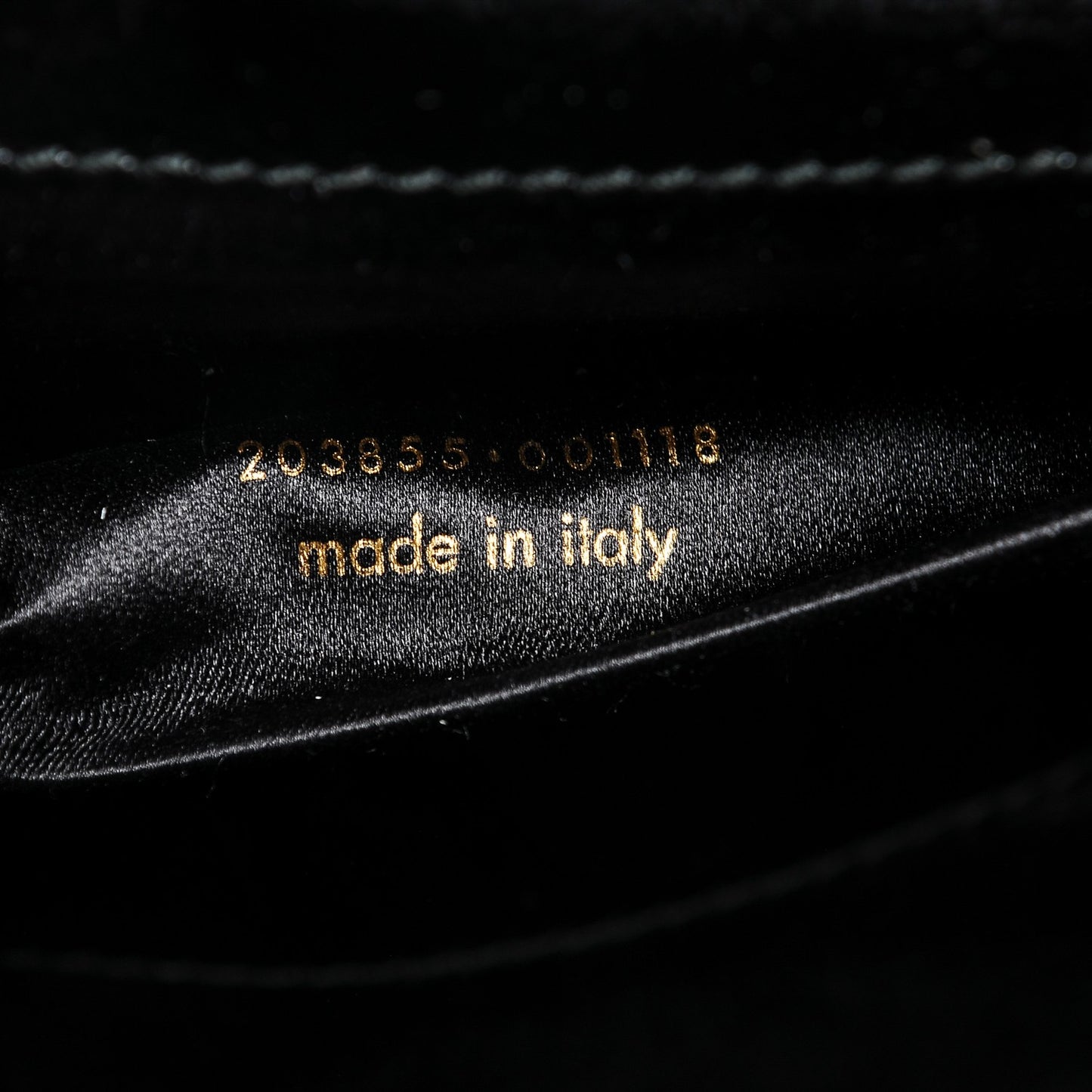 Textured Patent Monogram Large Belle De Jour Clutch Black