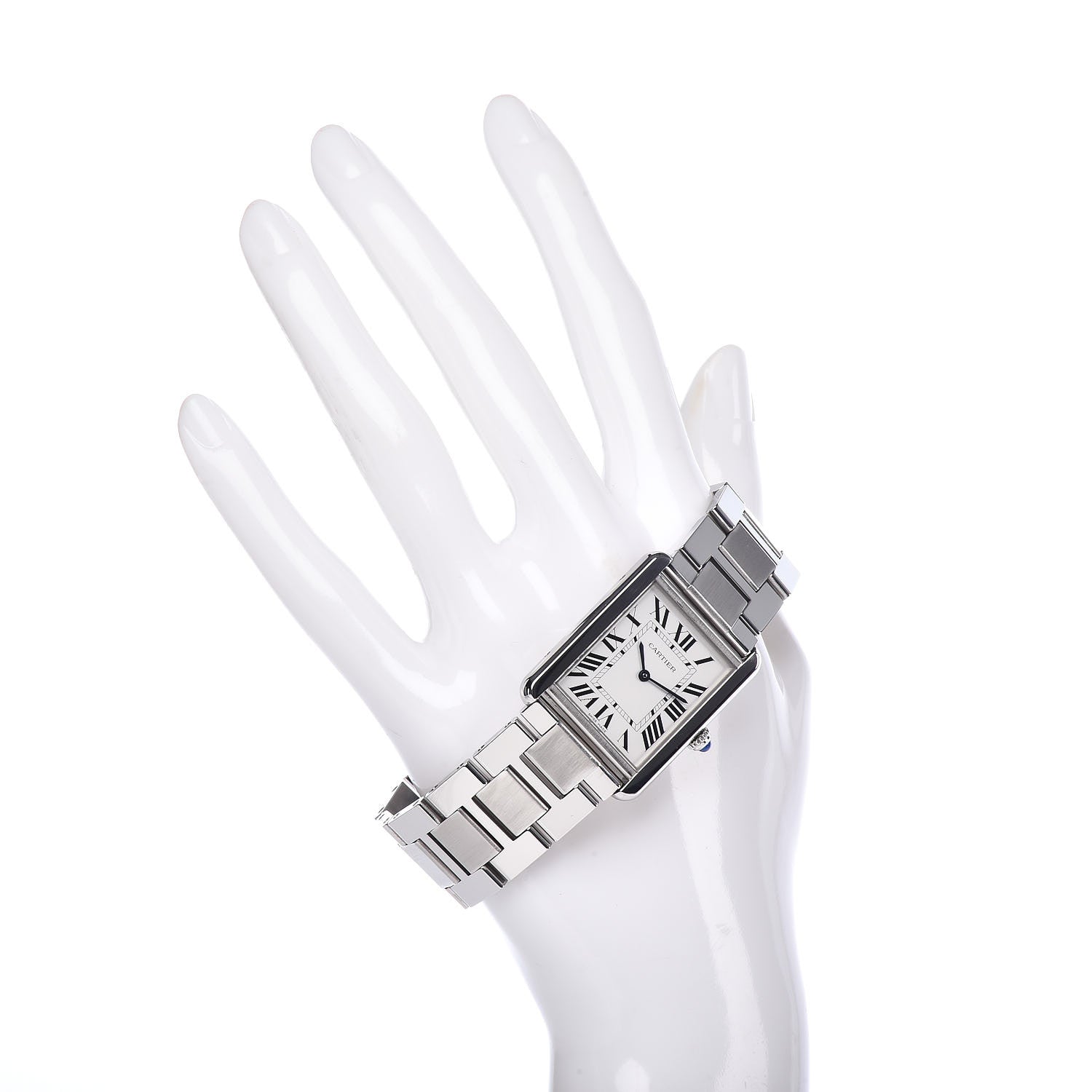 Cartier Stainless Steel 27mm Tank Solo Quartz Watch 2 of 6