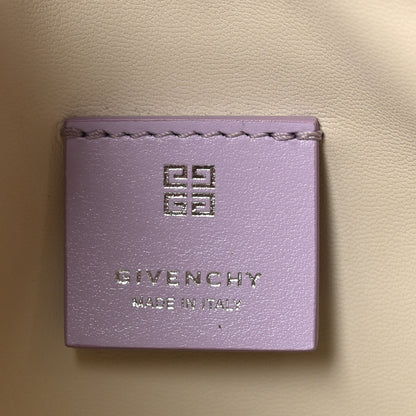 Givenchy Smooth Calfskin Small Moon Cut Out Shoulder Bag Mauve 7 of 10
