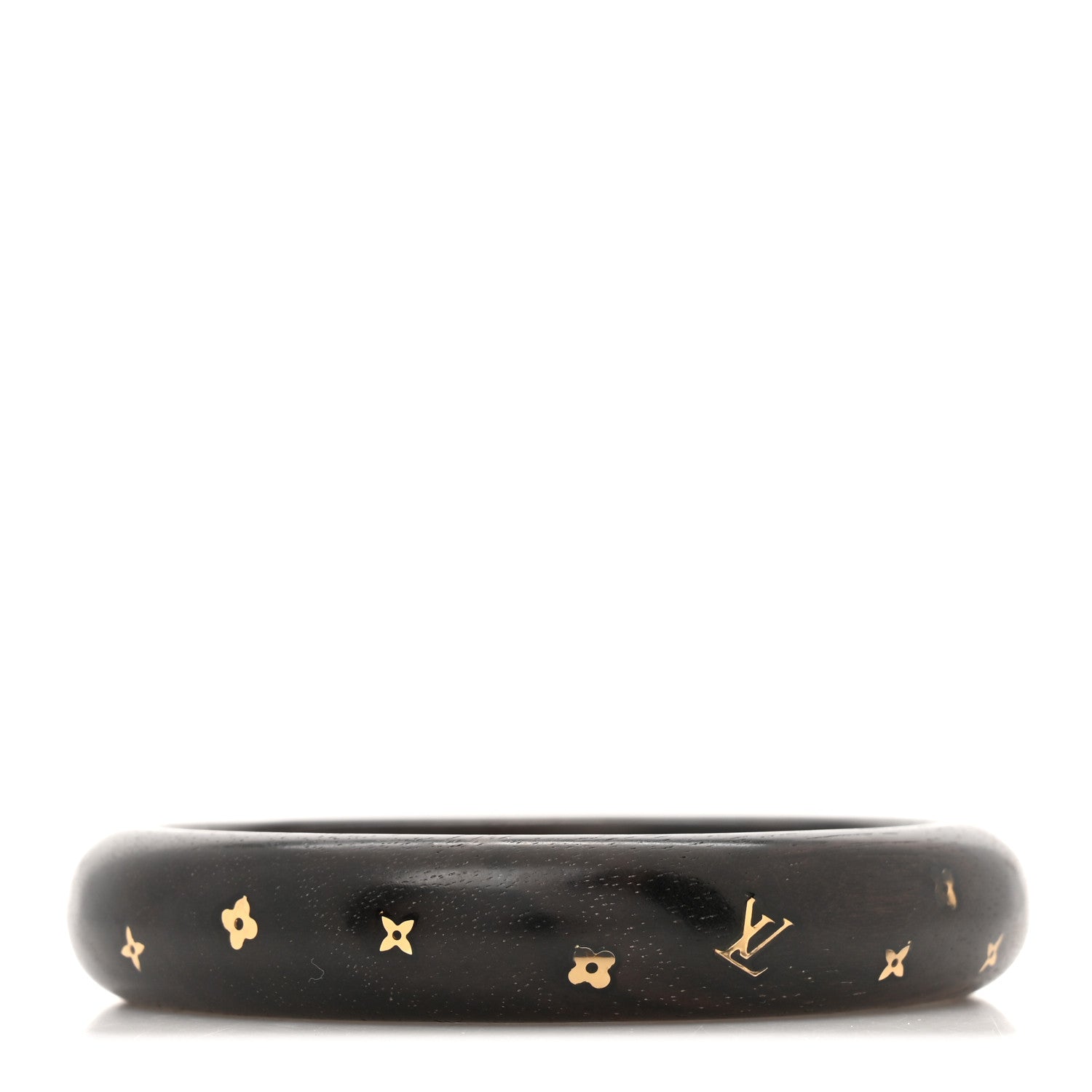Louis Vuitton Tiger Wood Brass Sylvania Bangle 3 of 4