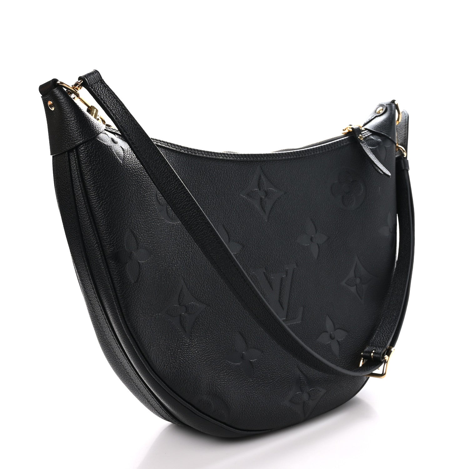 Louis Vuitton Empreinte Monogram Giant Loop Hobo Black 4 of 11
