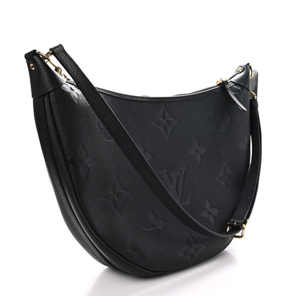 Louis Vuitton Empreinte Monogram Giant Loop Hobo Black 4 of 11