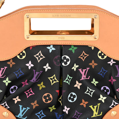 Louis Vuitton Monogram Multicolor Judy MM Black 7 of 9