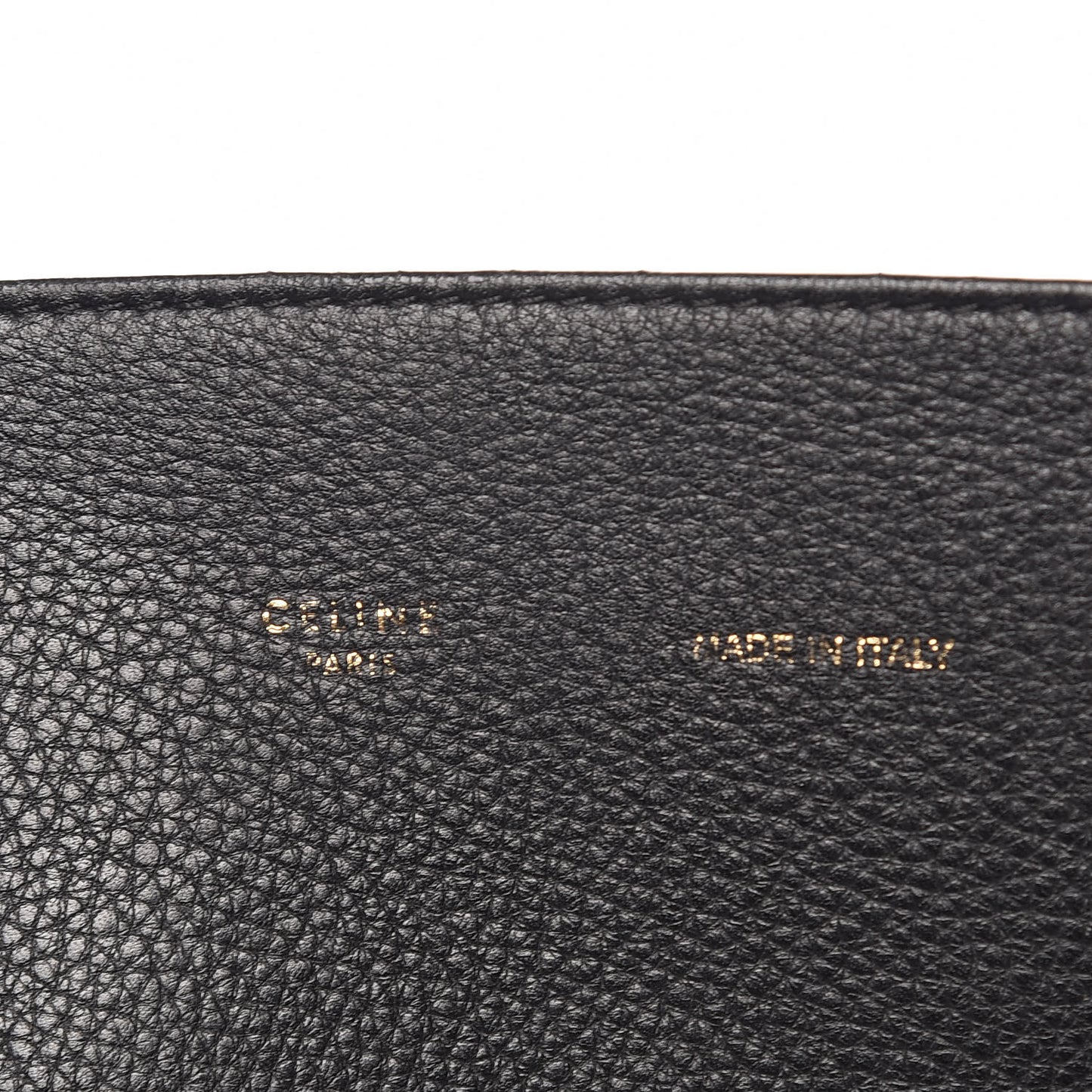 Soft Grained Calfskin Medium Belt Cabas Phantom Black