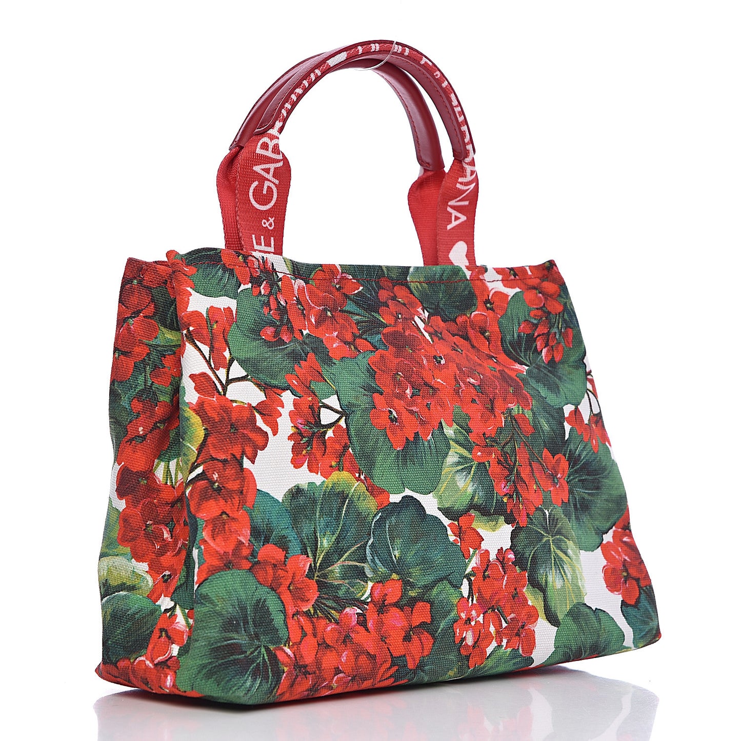 Canvas Court Printed Floral Kids Tote Red Multicolor