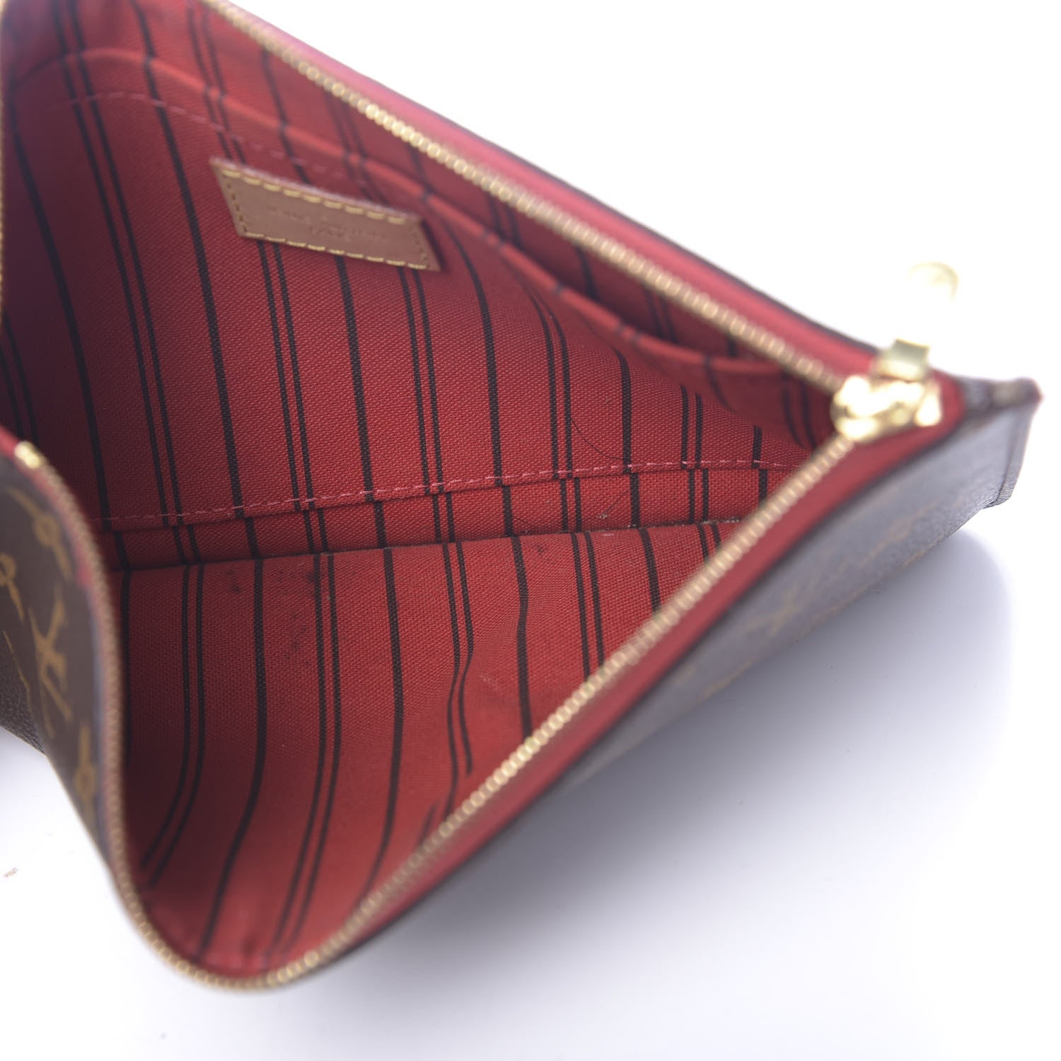 Louis Vuitton Monogram Neverfull MM GM Pochette Cherry 5 of 10