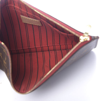 Louis Vuitton Monogram Neverfull MM GM Pochette Cherry 5 of 10