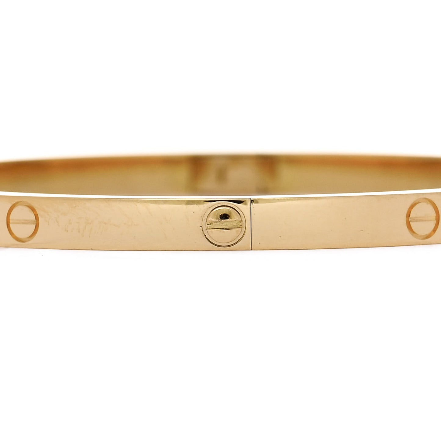 18K Yellow Gold Small LOVE Bracelet 17