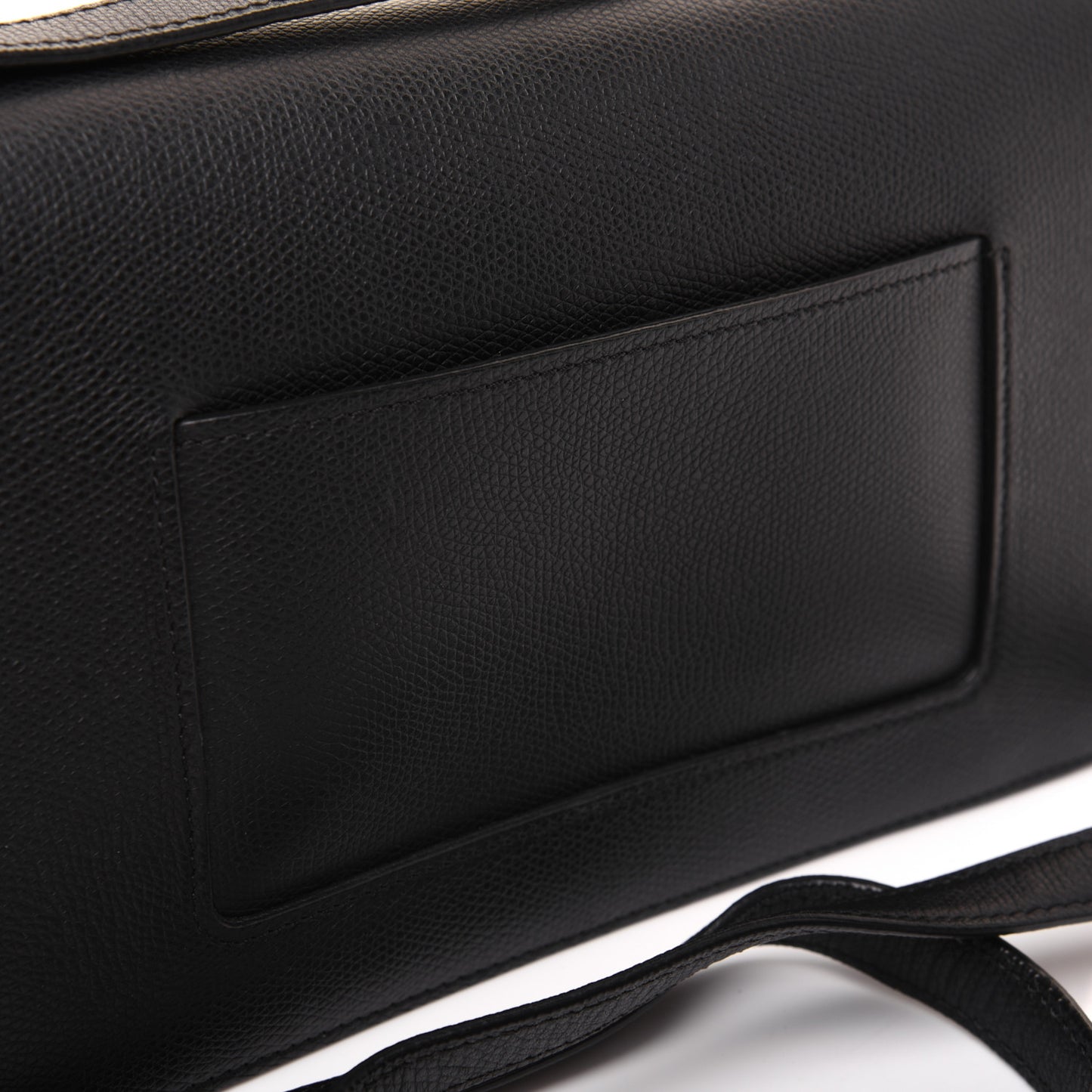 Baby Grained Calfskin Small Case Flap Black