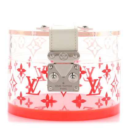 Louis Vuitton Transparent Plexiglass Box Scott Fluorescent Pink 1 of 9