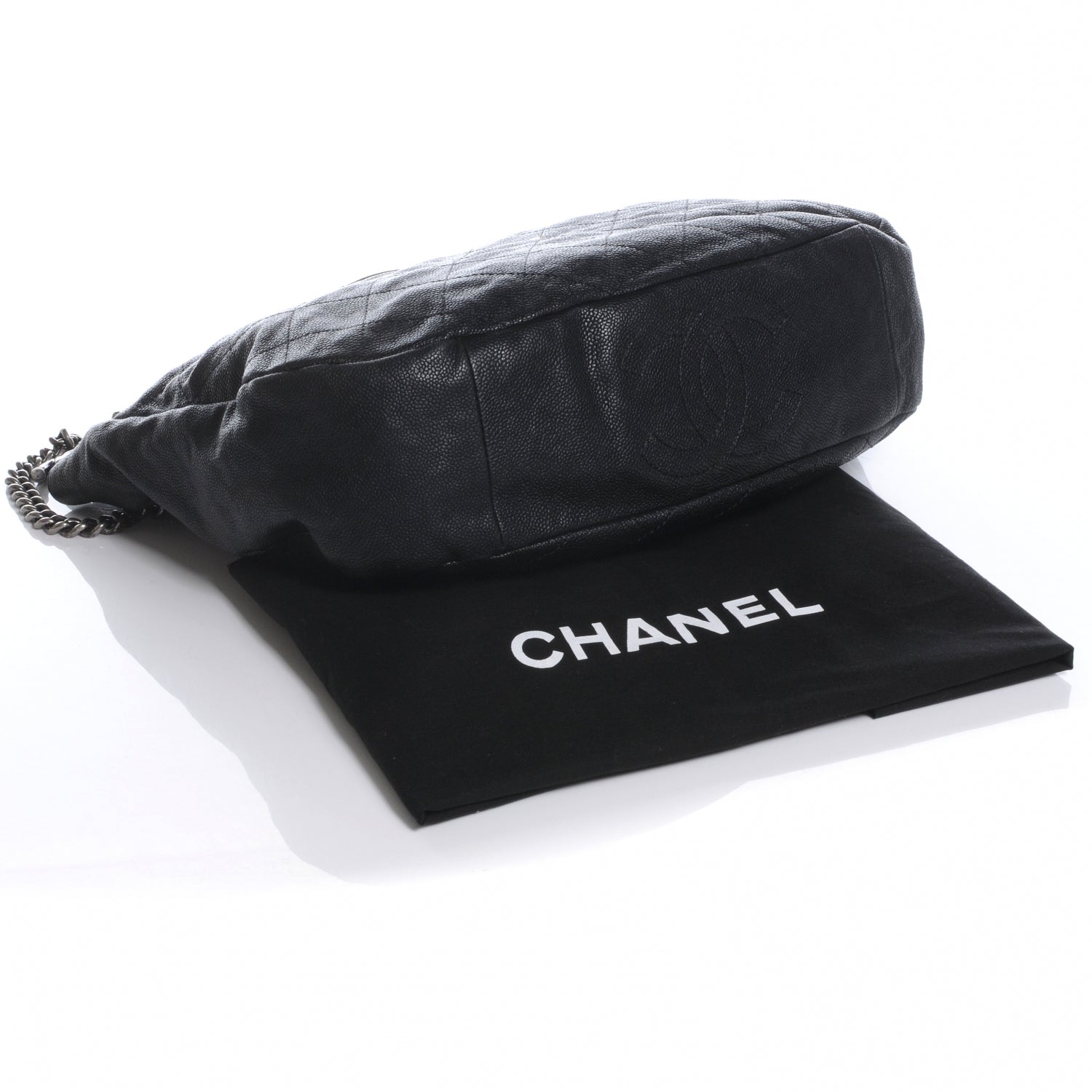 Chanel Caviar Quilted Simply CC Hobo Black 4 of 7